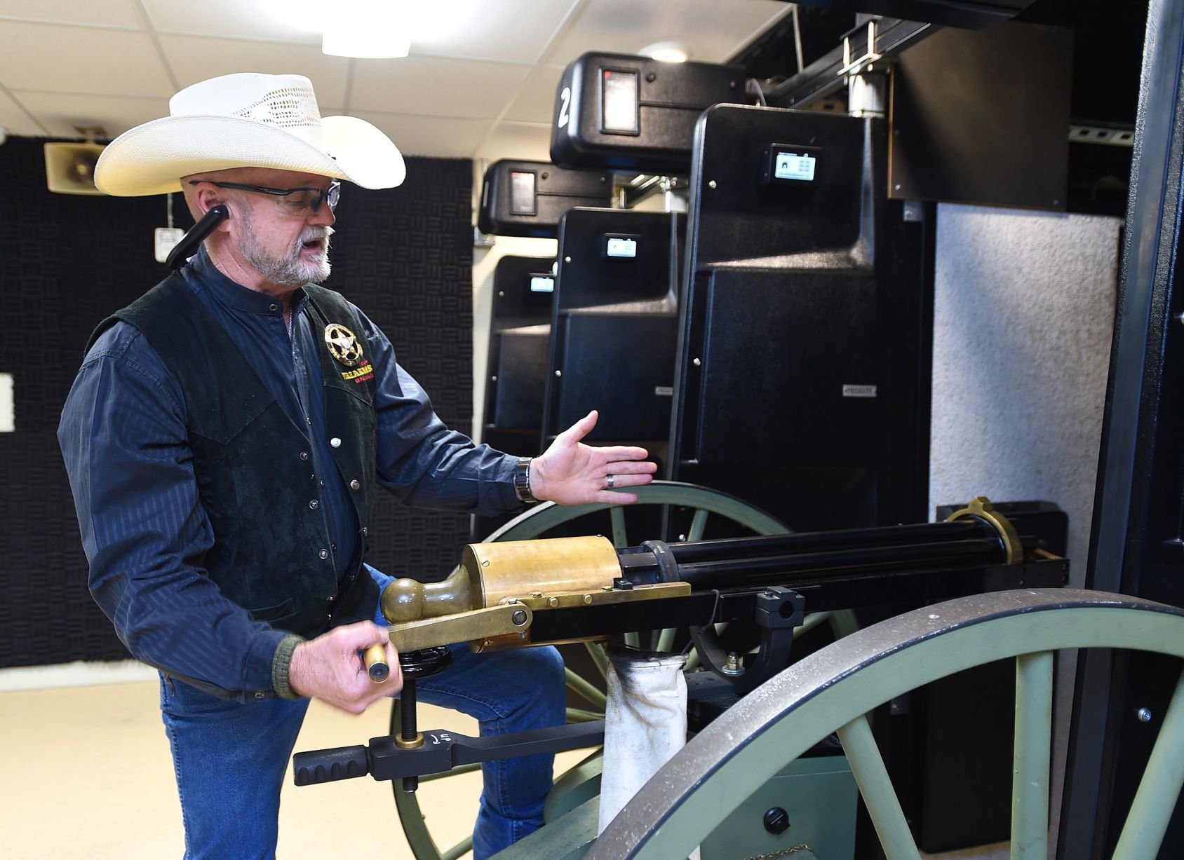 Cody firearms gatling gun